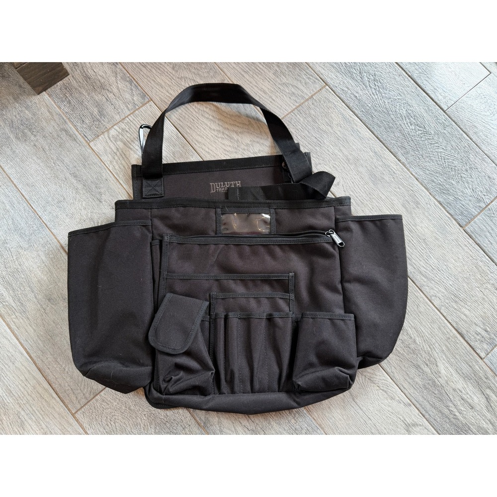 Duluth Trading Co Cab‎ Commander Car Seat Organizer Tool Shoulder Bag Black NWOT